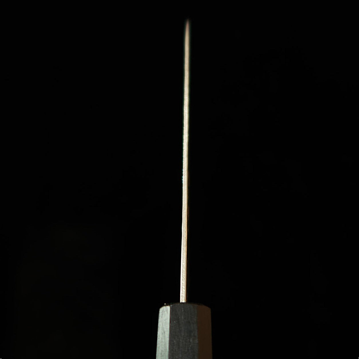 三浦 MIURA ペティ 銀紙三号 月白ダマスカス 藍八角柄 （135mm）