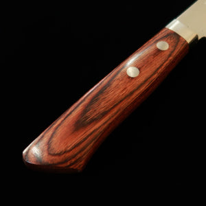 MIURA Yukika – Gyuto VG10, damas nashiji, manche en acajou (180 mm)