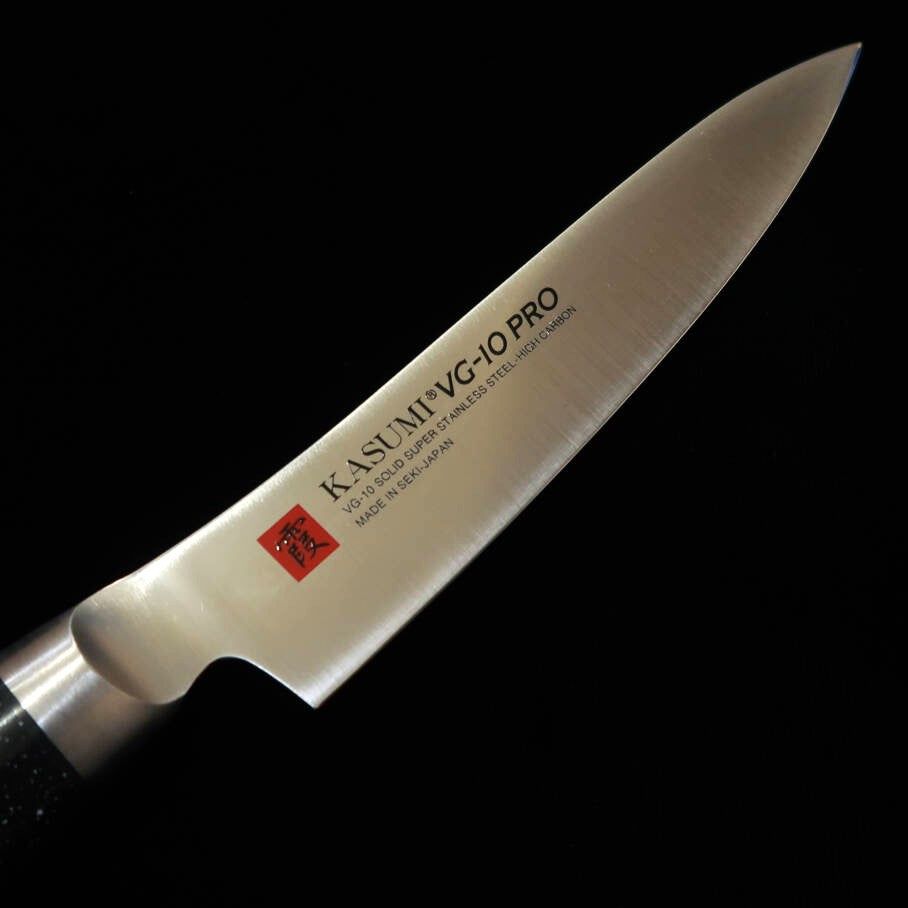 Sumikama Kasumi VG-10 PRO Cuchillo utilitario, mango de mármol sintético No.52012 (120 mm)