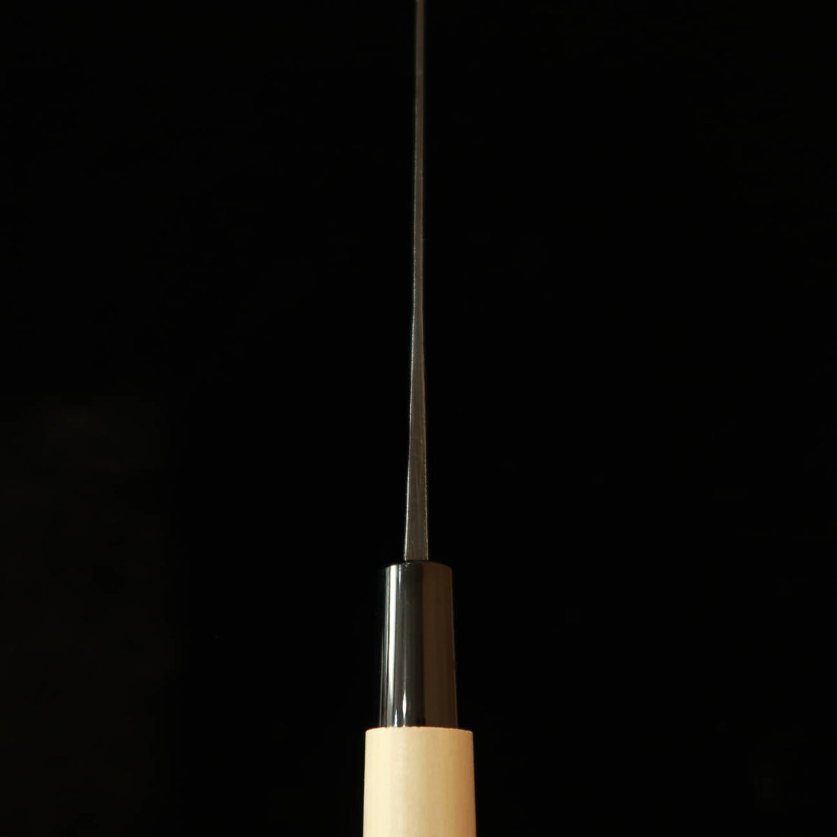 MIURA – Nakiri forgé, Aogami n°2, finition kuro-uchi, manche rond en plastique/magnolia (135 mm)