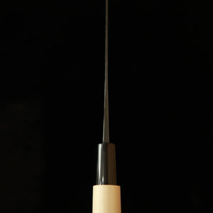 MIURA – Nakiri forgé, Aogami n°2, finition kuro-uchi, manche rond en plastique/magnolia (135 mm)