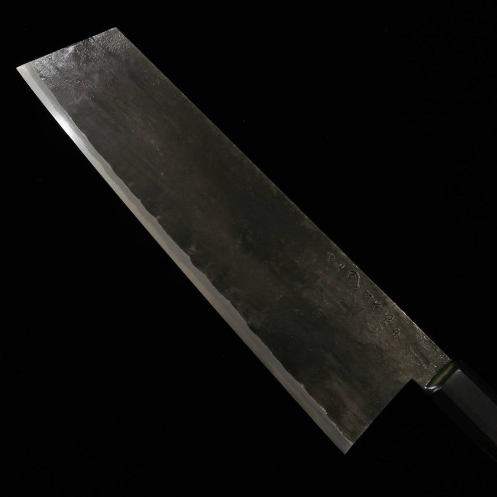Takeda Hamono TAKEDA Forgeron artisanal de Bitchu, Kiritsuke (moyen), acier Hitachi Aogami Super (240 mm)