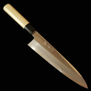 Miura Hai MIURA Obidama Gyuto Shirogami nº1 acabado espejo mango octogonal de magnolia (210/240 mm)