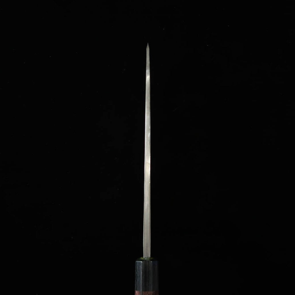 TAKEDA Takeda Hamono Forja manual Bitchū Deba de doble bisel extra grande acero Hitachi Aogami Super (240 mm)