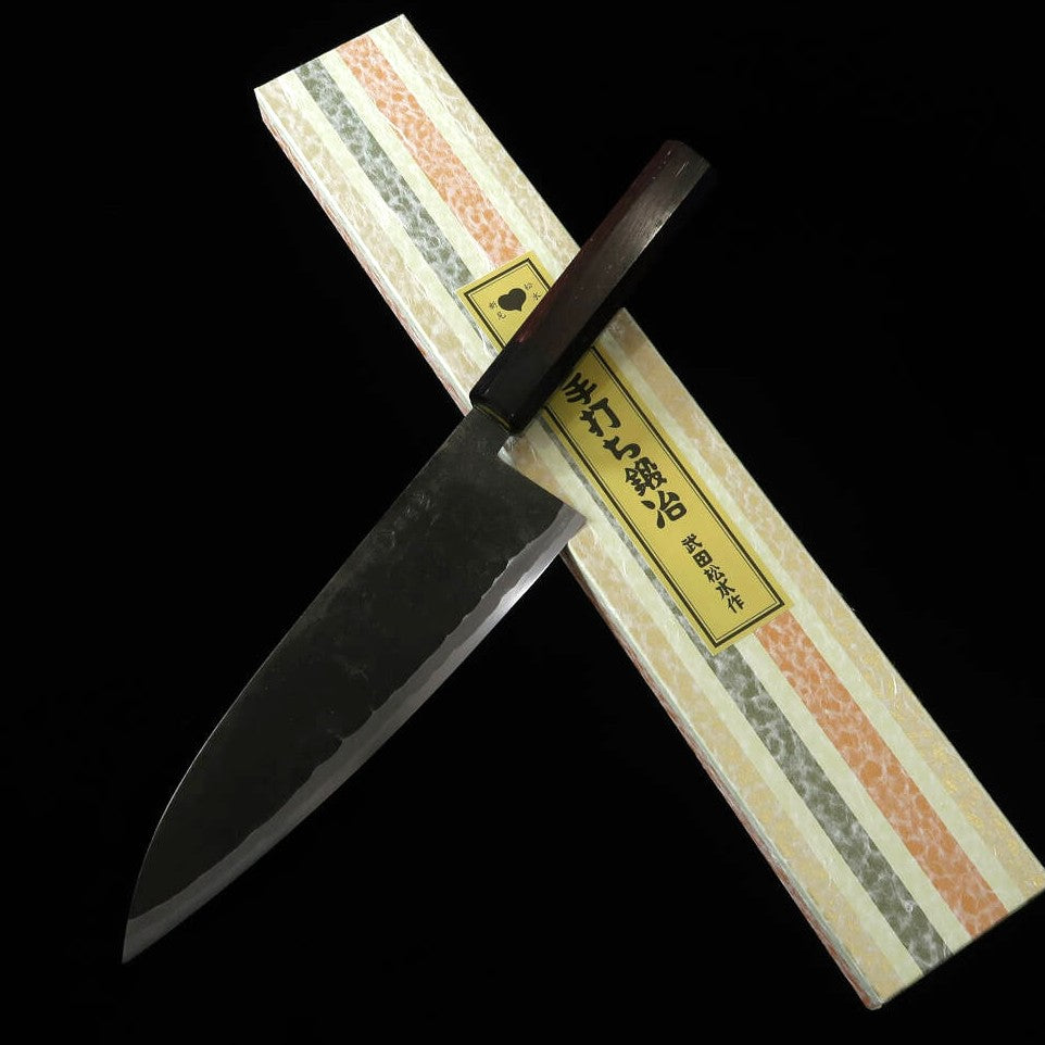 TAKEDA Takeda Hamono Forja manual Bitchū Deba de doble bisel extra grande acero Hitachi Aogami Super (240 mm)