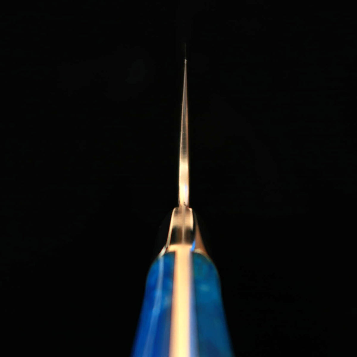 SAJI TAKESHI Gyuto, VG10, Coloured Damascus with Blue Acrylic Handle (210/240 mm)