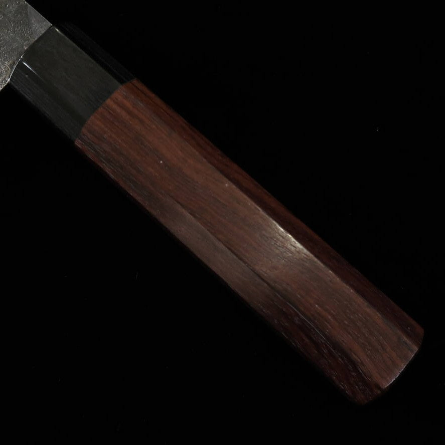 TAKEDA Forja a mano estilo Bitchu Cuchillo chino grande Acero Hitachi Aogami Super (220–240 mm)