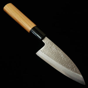 MIURA Miura Ko-deba Acero Gingami No.3 Mango de olmo japonés (keyaki) (105 mm)