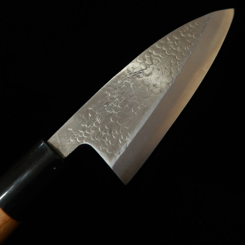 MIURA Miura Ko-deba Acero Gingami No.3 Mango de olmo japonés (keyaki) (105 mm)