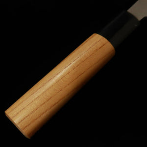 MIURA Miura Ko-deba Acero Gingami No.3 Mango de olmo japonés (keyaki) (105 mm)