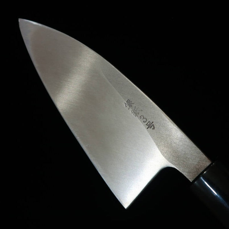 MIURA Miura Ko-deba Acero Gingami No.3 Mango de olmo japonés (keyaki) (105 mm)