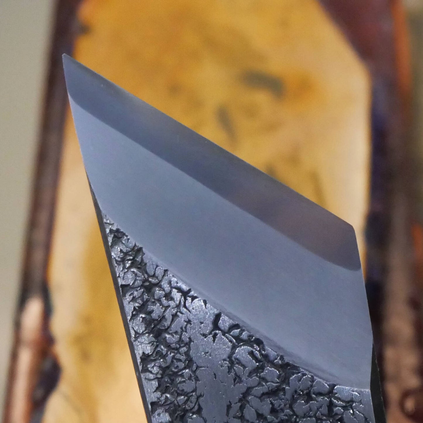 天然砥石 奥殿 巣板 板付き　65×171×16mm