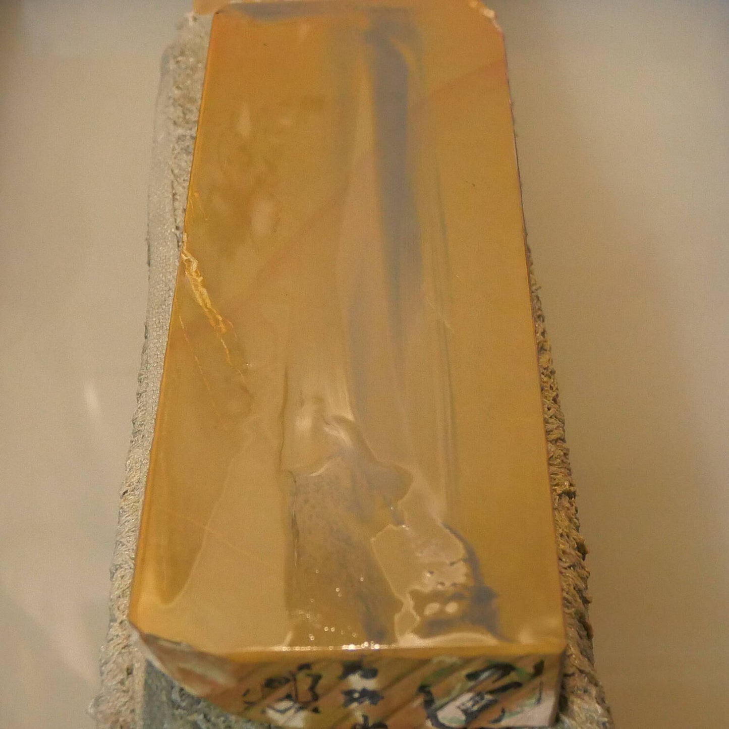 Pedra de Amolar Natural Umajimayama Tipo 60 Rara Vermelho-Amarronzada Excelente 71×193×27mm