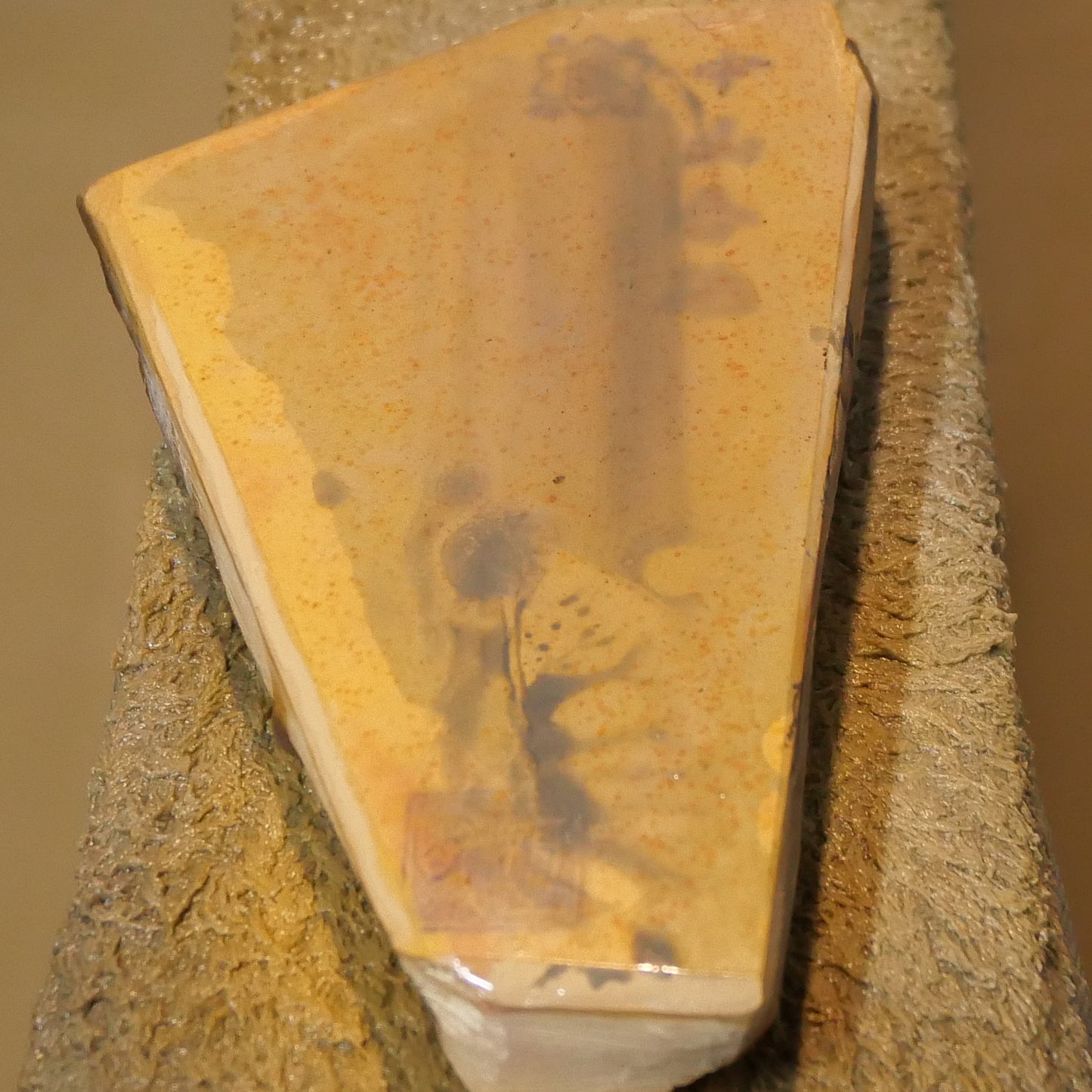 Pedra de amolar natural Nakayama Era Hatanaka Coppa Cortada à mão (90×130×24mm)