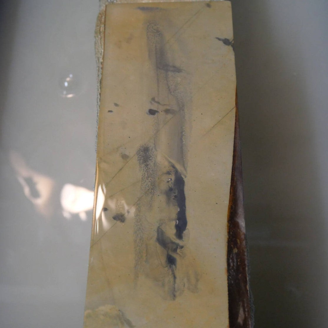 Pierre à aiguiser naturelle - Wakasa - Karasu Tomae (78 x 213 x 32 mm)