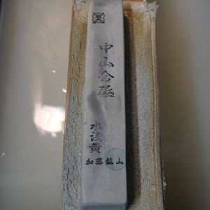 天然砥石　中山合砥　水浅黄　サン型　36×213×24mm