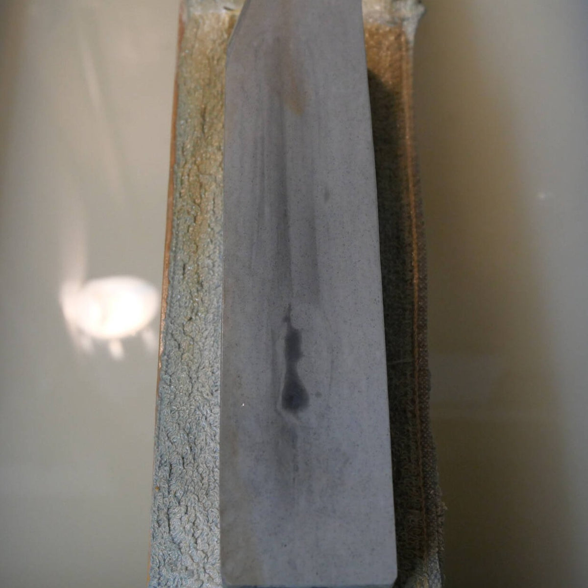 Piedra de afilar natural Nakayama agot, mizu-asagi, tipo “sun”, 45×206×45 mm