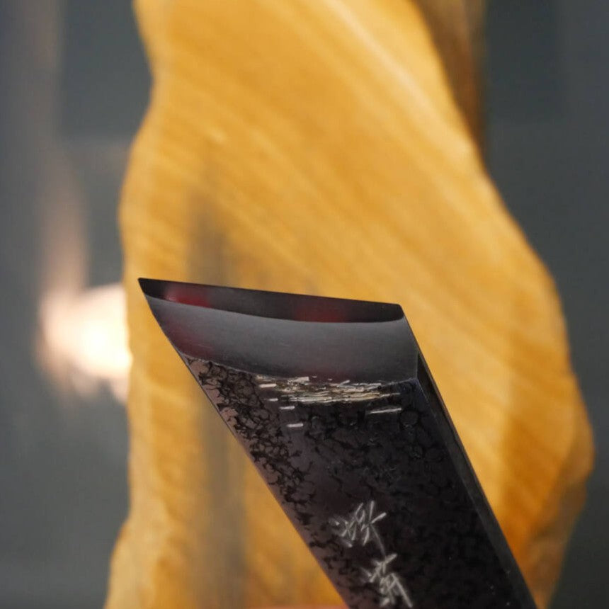Miotsukushihime Pedra de amolar natural Iyo Meito M26 Veios de madeira 92 × 229 × 30 mm