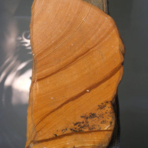 Mio Tsukushihime piedra de afilar natural Iyo Meito M29, veta roja, 92×197×30 mm