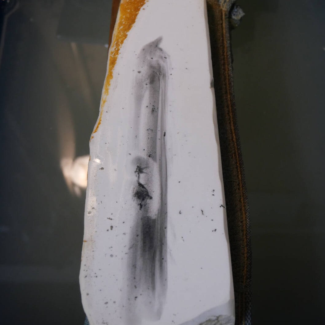 澪つくしひめ 天然砥石 伊豫銘砥 M30　しろと　74×254×28ｍｍ