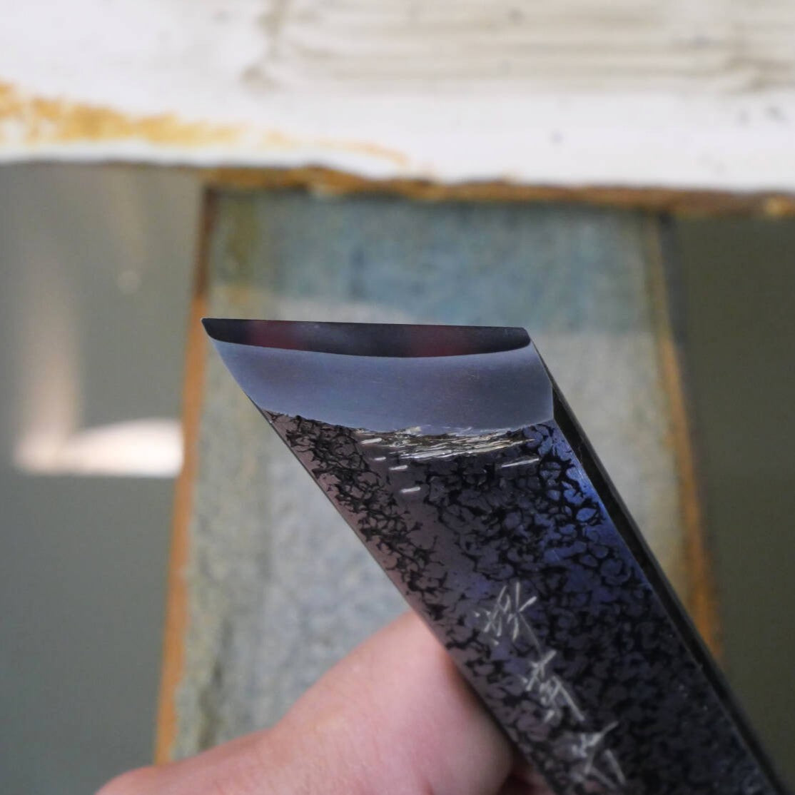 Mio Tsukushihime Pedra de amolar natural Iyo Meito M30 Shiroto 74×254×28 mm