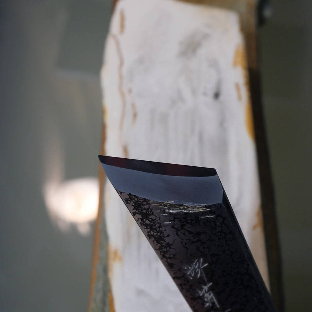 Miotsukushihime Pedra de amolar natural Iyo Meito M31 Branca 70×193×35 mm