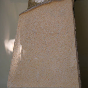 Miotsukushihime pedra de amolar natural Iyo Meito M41, “Kokuzo Shiro”, 99×167×26 mm