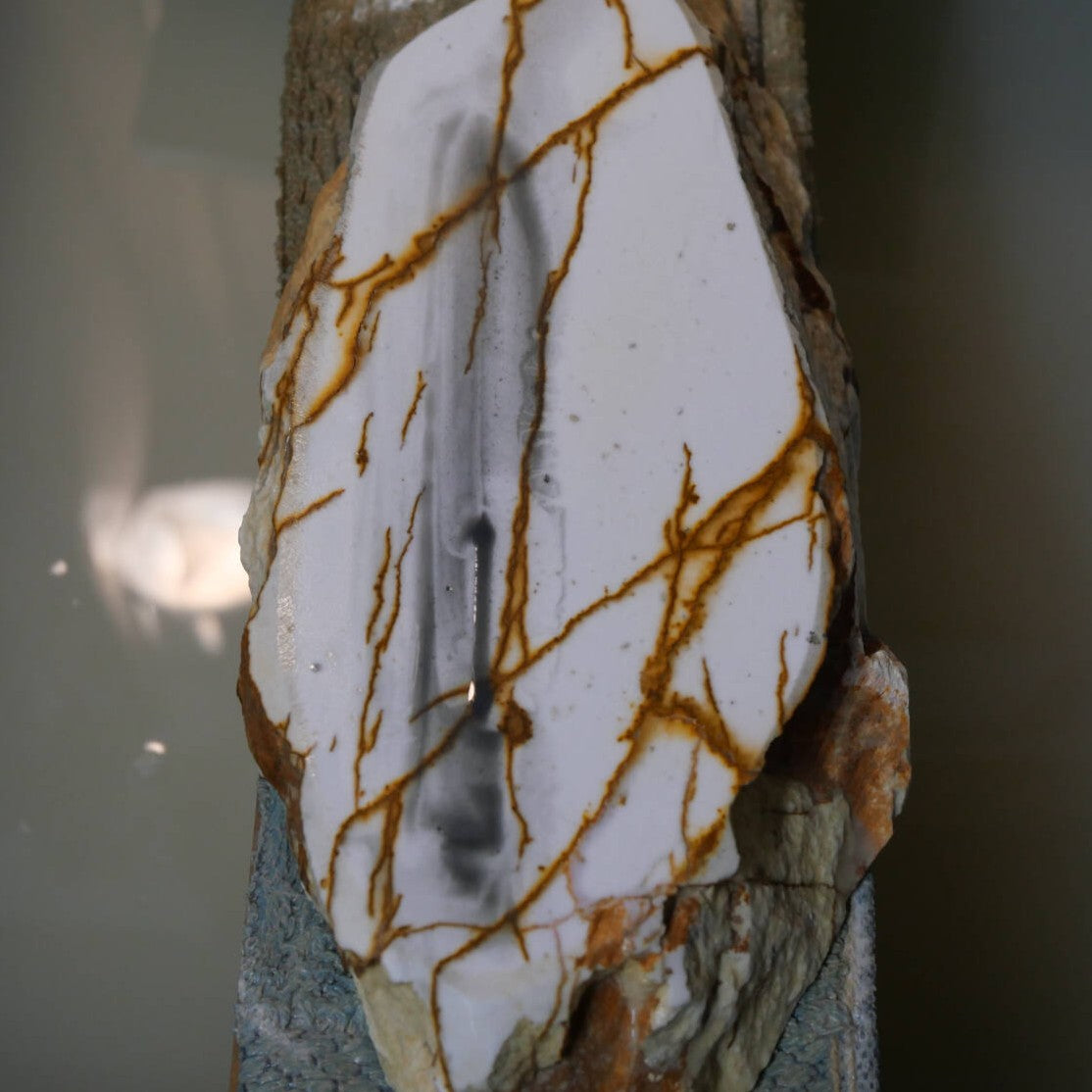 Miotsukushihime piedra de afilar natural Iyo Meito M45 Koume 94×222×30 mm