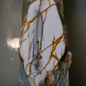 Miotsukushihime piedra de afilar natural Iyo Meito M45 Koume 94×222×30 mm