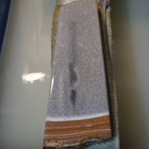 Miotsukushihime Pedra de amolar natural Iyo Meito M46 Kokuzo Kuro 76×214×27 mm