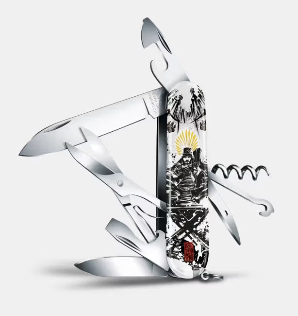 ビクトリノックスVICTORINOX 戦国墨絵クライマーマルチツール 徳川家康