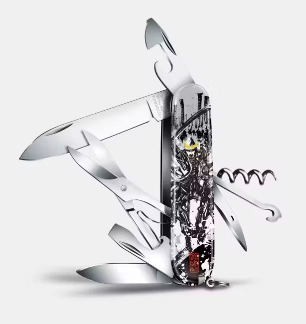 ビクトリノックスVICTORINOX 戦国墨絵クライマーマルチツール 豊臣秀吉