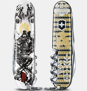 ビクトリノックスVICTORINOX 戦国墨絵クライマーマルチツール 豊臣秀吉