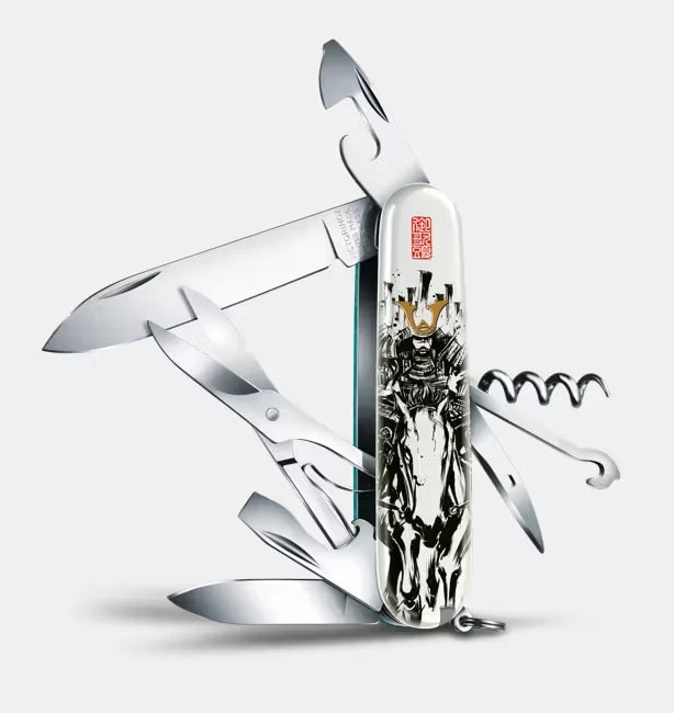ビクトリノックスVICTORINOX 戦国墨絵クライマーマルチツール 北条氏康