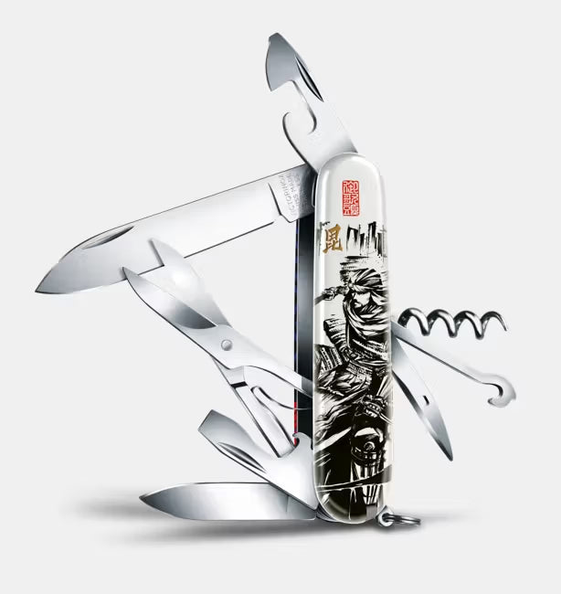 ビクトリノックスVICTORINOX 戦国墨絵クライマーマルチツール 上杉謙信