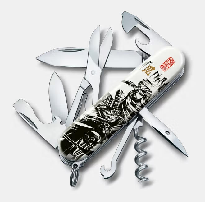 ビクトリノックスVICTORINOX 戦国墨絵クライマーマルチツール 上杉謙信