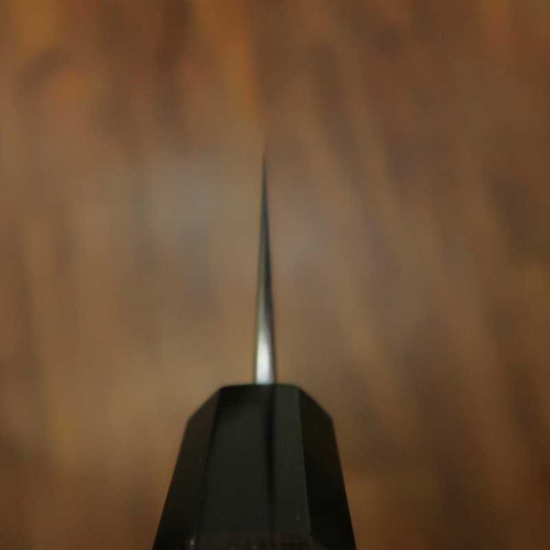  Santoku ANRYU Aogami nº2 polido martelado cabo octogonal de wengué (170mm)