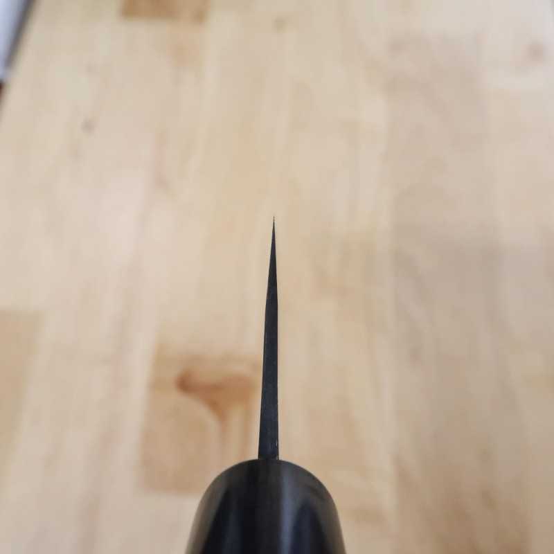 Anryu Gyuto Acier Shirogami n°2 Finition noire Damas Manche en bois de palissandre (210 mm)