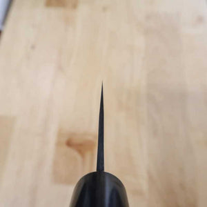 Gyuto Anryu Aço Shirogami #2 Kurouchi Damasco cabo em madeira (210mm)
