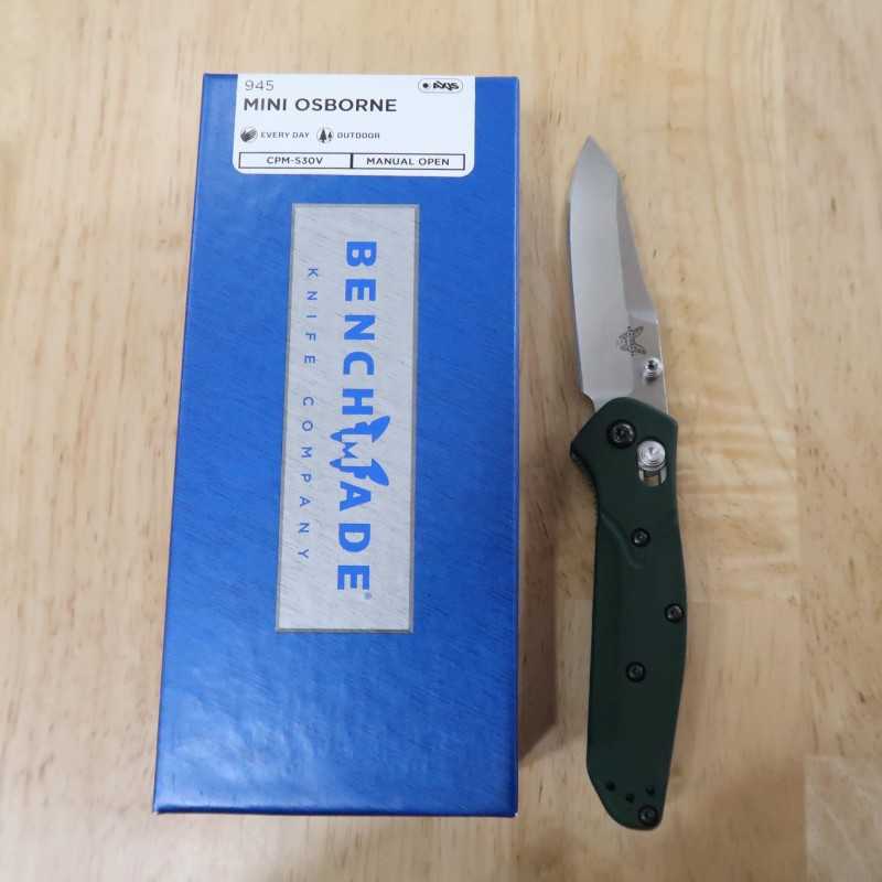 Benchmade 945 Mini Osborne Mango Verde (72 mm)