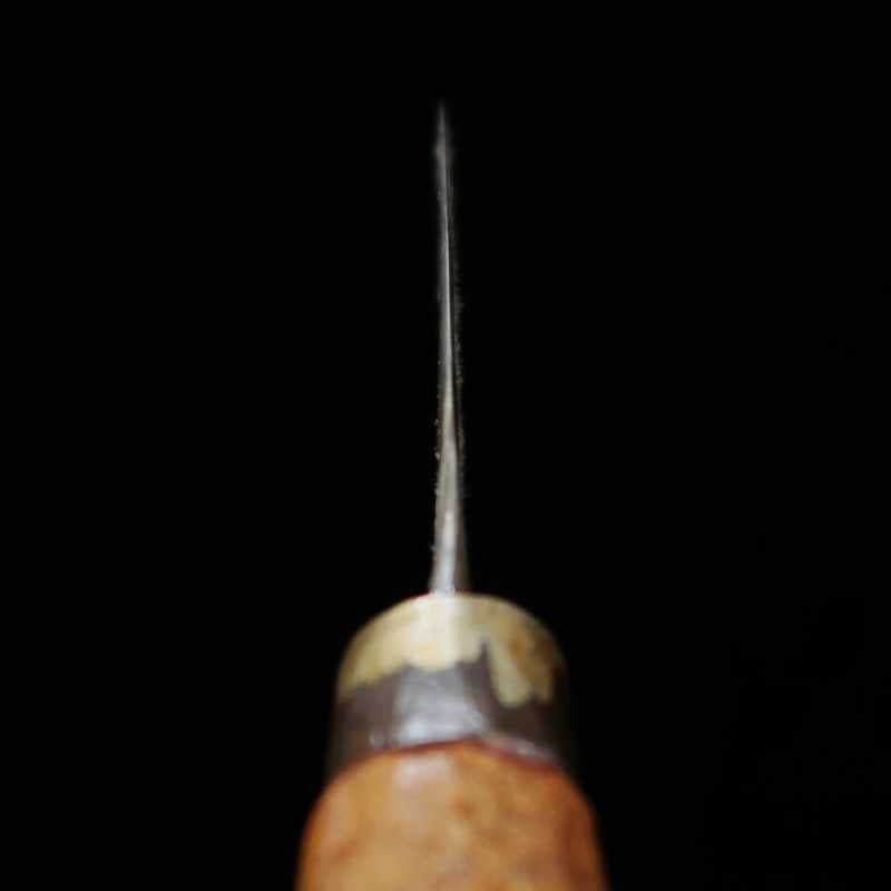 Kaniman Blacksmith Workshop Petty itabane (Carbon Steel, Jeep), Kuroki Handle (90mm)