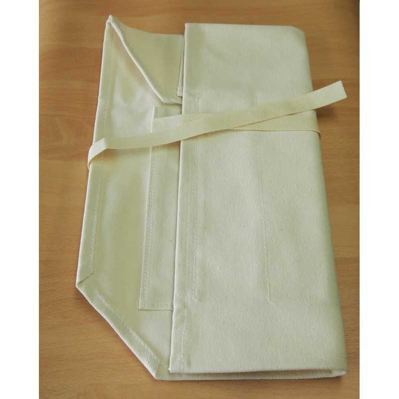 Tojiro Funda de lona con bolsillos para cuchillos (545×440 mm)