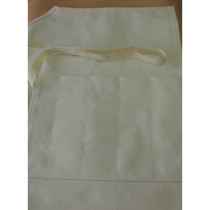 Tojiro Funda de lona con bolsillos para cuchillos (545×440 mm)