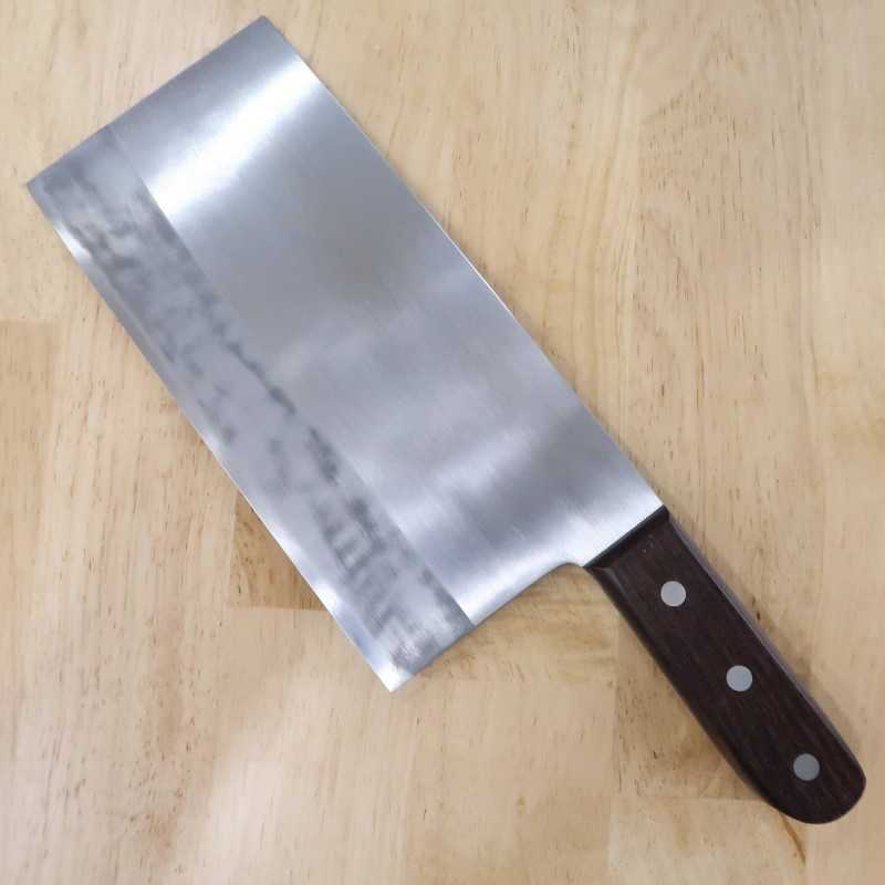 SAKAI KIKUMORI Chinese Cleaver Gokujo White steel No.3 (220mm)