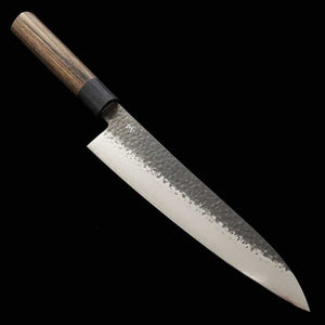 Gyuto SHIZU TAKUMI GEN VG-10 damasco  Acabamento kurouchi martelado (180-240mm)