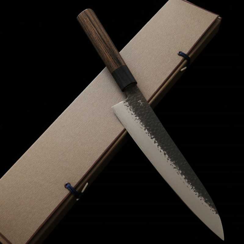 SHIZU TAKUMI, GEN, VG-10, Finition damassée et noircie (180-240 mm)