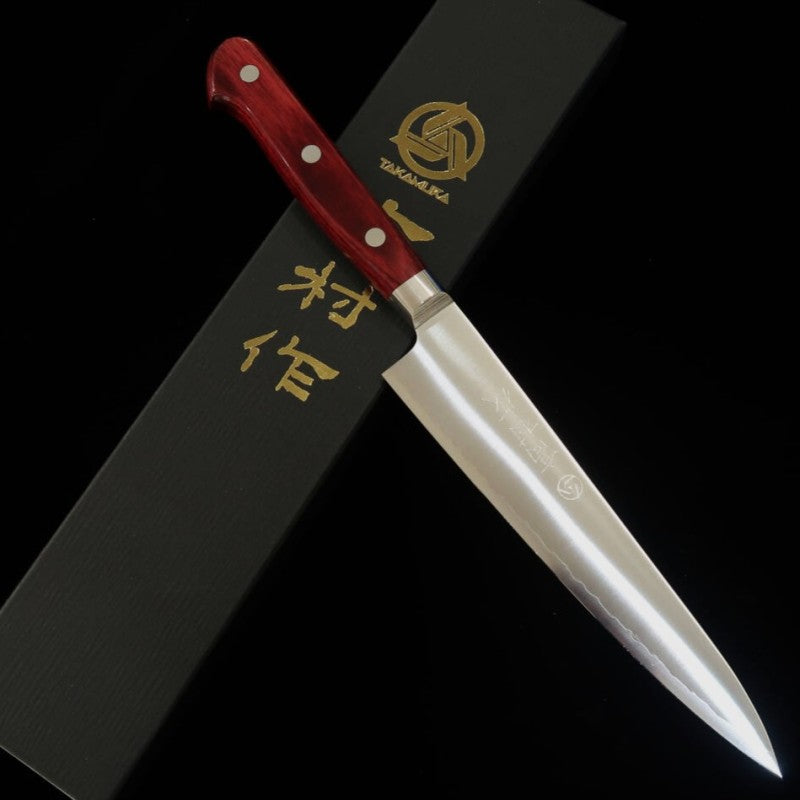 Takamura Hamono R2 Petty Cabo Vermelho 130/150mm