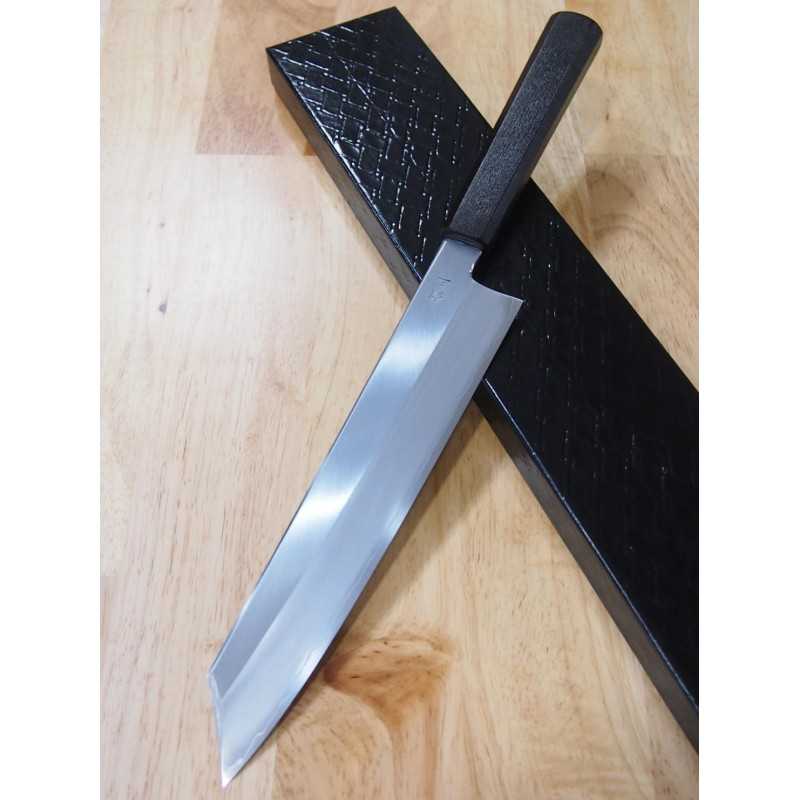KAGEKIYO Acero Gin-san Hoja japonesa tipo kirituke Mango octogonal lacado (240 mm)
