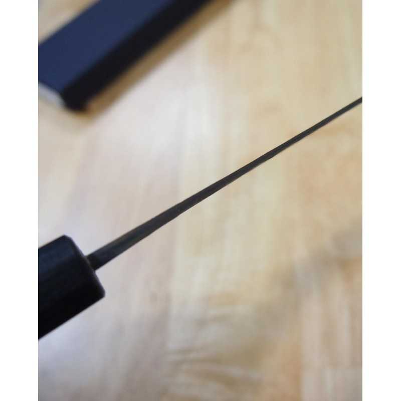 Anryu ANRYU Petty Aogami Super, acabado martillado, forja negra, mango octogonal de palisandro (150 mm)