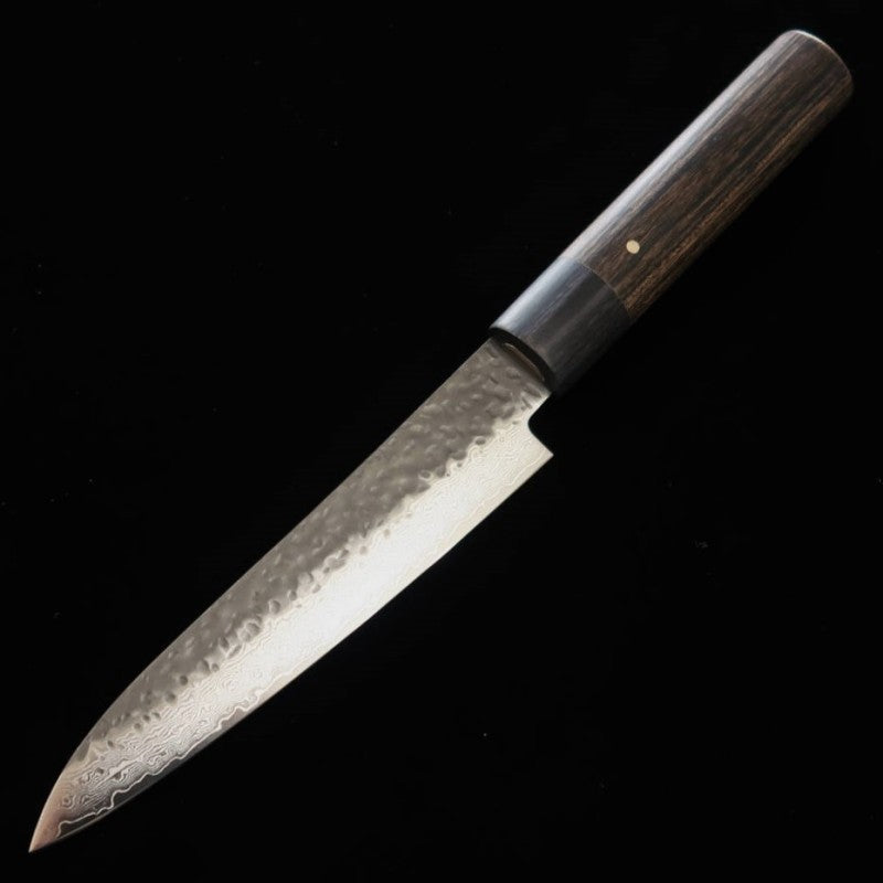 志津 匠 SHIZU TAKUMI 玄GEN VG-10 黒打ダマスカス ペティ (130mm)
